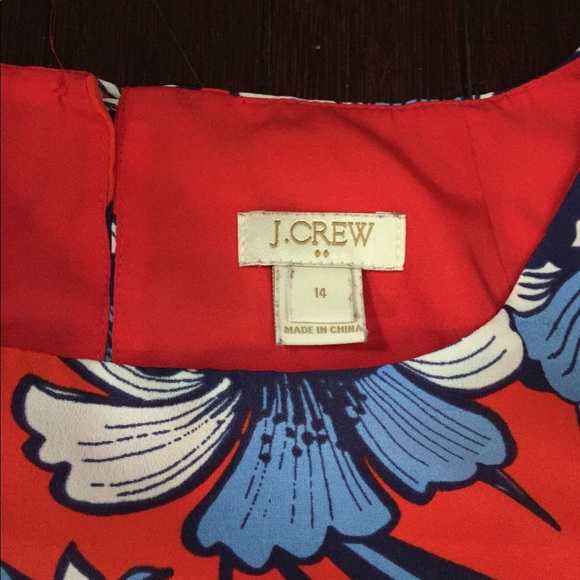 J. Crew Dresses & Skirts - J crew red white and blue dress